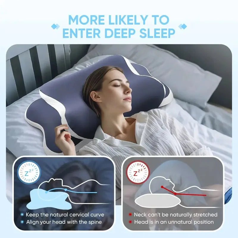 Memory Foam Cervical Pillow for Neck Pain